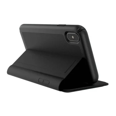Apple iPhone XS Max Leather Folio Case - Black